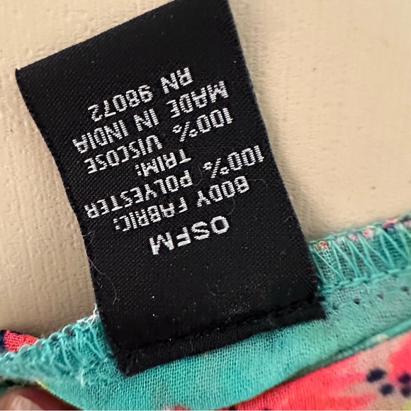 Mint Green Floral Sheer Kimono Pool Beach Cover up - Picture 6 of 6